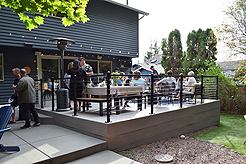 A GARDEN WEDDING RECEPTION